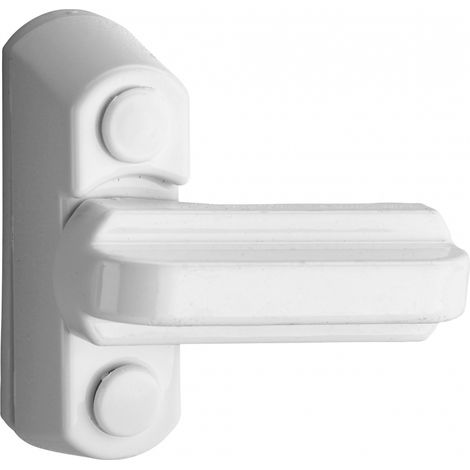 Thirard – Loqueteau de fenêtre blanc – Système de verrouillage efficace – Pour fenêtres à double ouverture OF/OB – Installation verticale ou horizontale