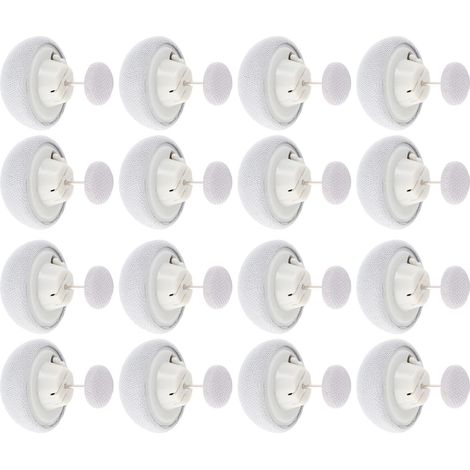 Housse de Couette Attache Clip Résistant à l'usure 24 Pièces en Plastique Coton Surfaces Pince de Couette Forte pour Oreillers (Gris) (1/5)