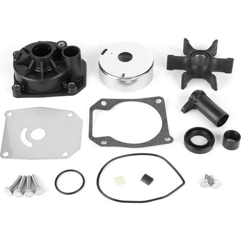 Kit de Réparation de Turbine de Pompe à Eau avec 432955 pour Johnson 60 65 70 Turbine en Néoprène Full Power Plus, Plaque d'usure, Coupelle D'insertion, Joint d'eau,. (1/5)