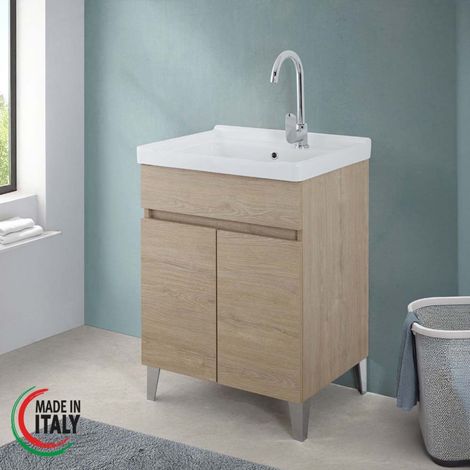 LAVATOIO 60X46,8XH81CM ROVERE DOLOMITE (1/5)