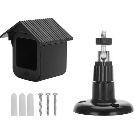 Custodia protettiva antipolvere e impermeabile per Wyze Cam V3, nera (1/2)