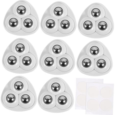 petites roulettes pivotantes pour meubles adhésives faciles (1/5)