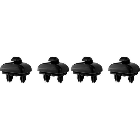 Adatto per 2 paia di anelli parasole automatici neri, staffa interna 8U0857562A 8E0857561, adatto per Audi A3 A4L A5 A6L Q5 Q3