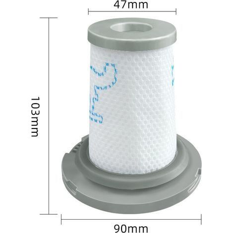 2 Ersatzfilter für die Staubsauger ZR009006 X-Force Flex 8.60 RH9611 RH9637 RH9638 RH9639 RH9677 RH9678 RH9679 RH9680 RH9690 RH9695 und X-PERT 6.60 RH6821 RH6837 RH6838 RH6 (1/4)