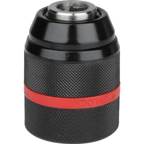 Keyless drill chuck, 1/2-20UNF hand drill chuck, 0.04-0.51in mounting, multi-purpose self-tightening drill chuck (1/5)