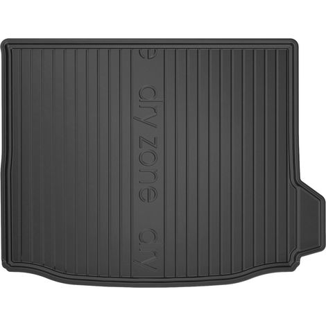 Tapis de coffre pour BMW X3 G01 2017-24 avec compartiment latéral droit TPE Noir (1/5)