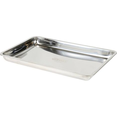 KS Tools 150.9598 Baignoire de récupération en acier inoxydable 9 litres, extra plat (1/4)