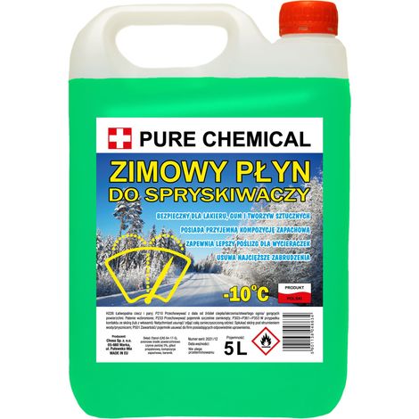 Líquido limpiaparabrisas - 5 L - Para todos los vehículos - Antihielo - Olor a pino