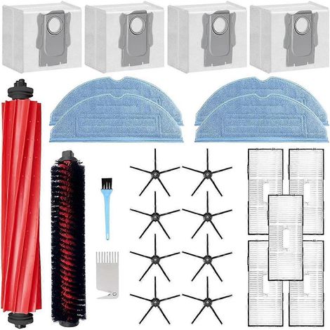 Pièces de rechange pour aspirateur S7 MaxV Ultra / S7 Pro Ultra : brosse principale, filtre HEPA, sacs de nettoyage (1/5)