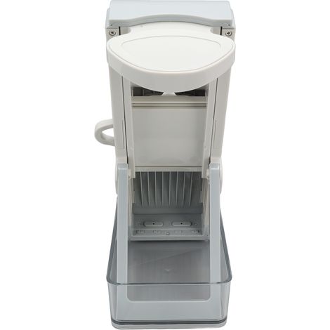 Coupe-légumes vertical pliable et multifonctionnel avec boîte de rangement pour la cuisine (1/5)
