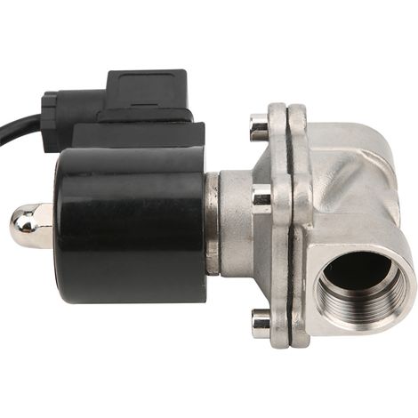 Électrovanne G3/4" normalement fermée à action directe, adaptée à l'air, à l'eau et à l'huile, modèle 2W-200-20BAC220V