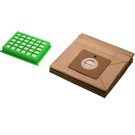 Kit sacchetti aspirapolvere Rowenta beige carta filtro HEPA