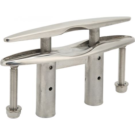 Xiuganpo Taquets à Montage Affleurant pour Bateau, Taquet de Pont de Quai Marin Robuste en Acier Inoxydable 316, 6 Pouces, avec écrous de Blocage, Joint, Taquets de Quai Professionnels à. (1/5)