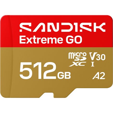 Sandisk Extreme Go microSD UHS-I 512GB MicroSD 240M