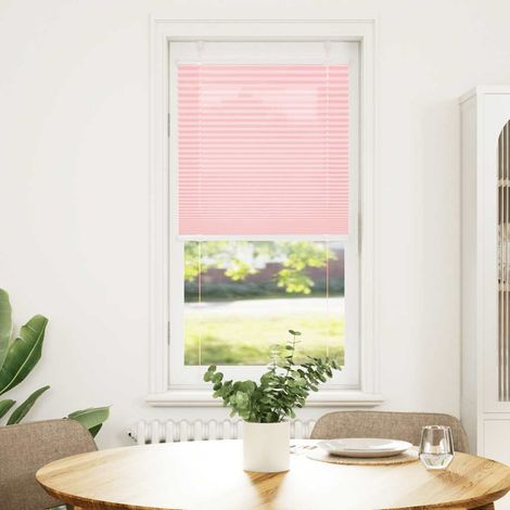 Maison Exclusive - Estor Plisado rosa 60x100 cm Tela Ancho 59,4 c