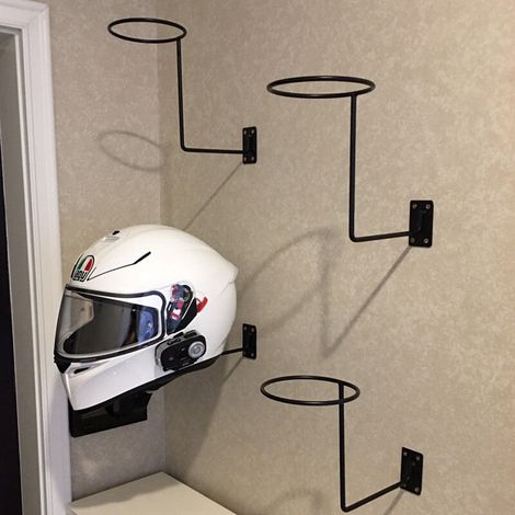 Présentoir mural pour chapeaux, porte-casques, organiseur, crochet, anneau à chapeau renforcé, porte-perruques (une pièce)
