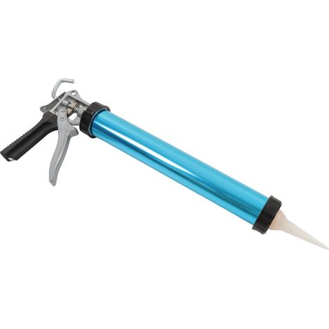 Pistolet à calfeutrer manuel professionnel anti-goutte, poignée rotative en aluminium ergonomique, pistolet à mastic robuste (1/5)