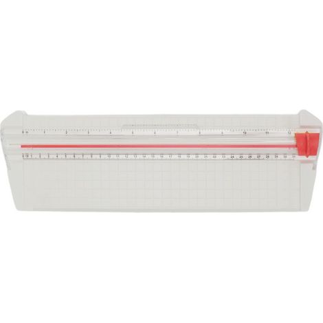 Macchina di taglio di carta, luce portatile con scale, metrica e imperiale, precisa formati A3, A4 e foto (1/5)