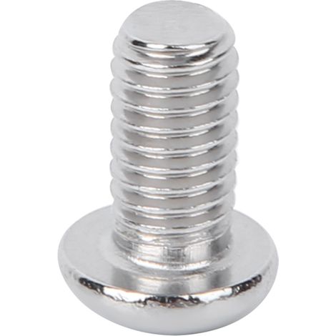 Lot de 50 vis à tête cylindrique semi-circulaire en acier inoxydable, à six pans creux, M6 (M6 x 12 mm) (1/5)