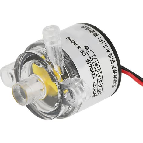 Mini Pompe Submersible Sans Balais 12V DC 6W Alimentaire Débit 2L/min 1 Pièce (1/5)
