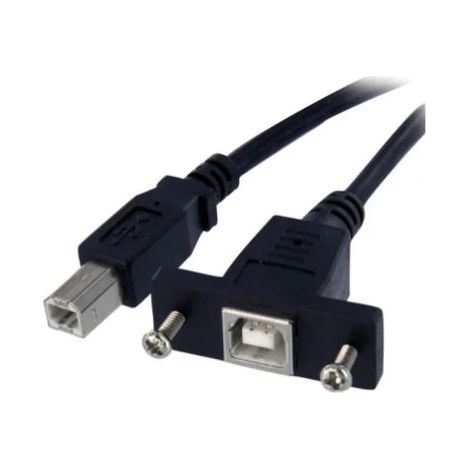Câble USB RS PRO, USB B femelle vers USB B mâle, 300mm ( Prix pour 1 )