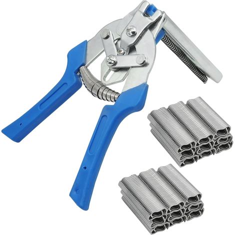 1200 M Type Galvanised Ring Clamps for Fixing Pet Cage Fencing Chickens and Birds (1/5)