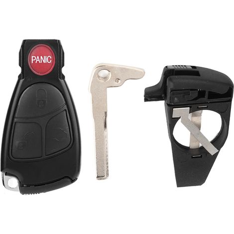 3 + 1 bouton voiture Smart Key FOB Case de couverture de couverture ajustement pour Mercedes Benz (1/5)