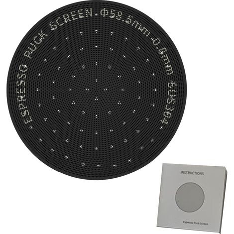 Filtro Caffè Riutilizzabile 58,5mm – Acciaio Inox 304 Doppia Maglia Fine 0,18mm – Design Elegante e Resistente – Ideale per Macchine Espresso Casa e Ufficio (1/5)