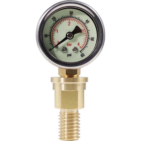 Ensemble de soupape de purge de manomètre à insert en laiton R0357200 (1/5)