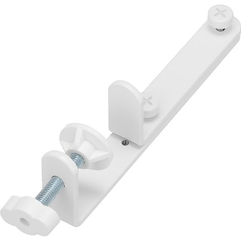 Fixation Panneau Perforé Métal Support De Fixation Pour Étagère Rack Démontable Pour Maison Et Bureau Structure Stable Pour Rangement Et Organisation 7.48 X 1.97 X 0.79 in (1/5)