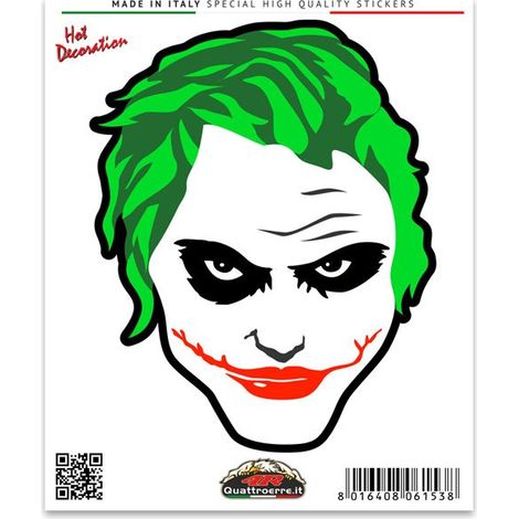 Adesivi Stickers Standard Joker 10 x 12 cm (1/4)
