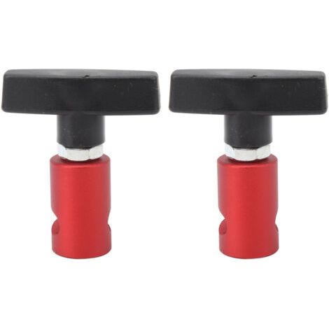 Lot de 2 pinces de support de levage pour capot et étrier de bougie d'allumage, outil 2 en 1 pour capot de voiture, hayon, rouge (1/5)
