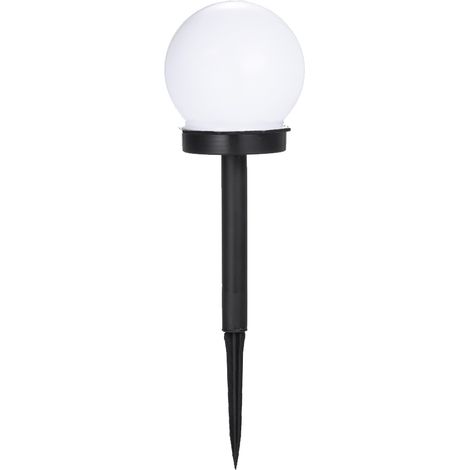 Lampe Solaire LED Exterieur Etanche IP44, 10000-14000K Lumiere Froide Sans Fil, Balise Jardin Portable 74g pour Allee (1/5)