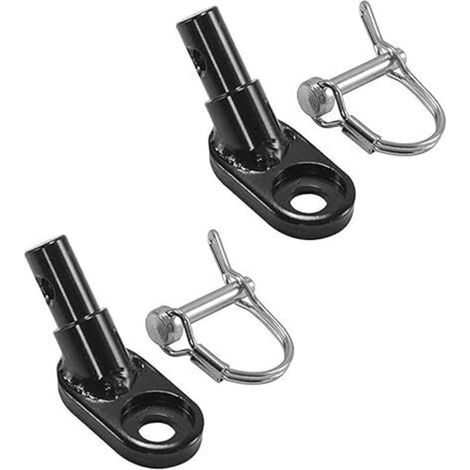 Coupleur d'attelage pour remorque de vélo coudé pour la Plupart des remorques de vélo, 2 coupleur d'attache de remorque de vélo pour Les Chiens d'enfants, Accessoire de vélo (1/3)