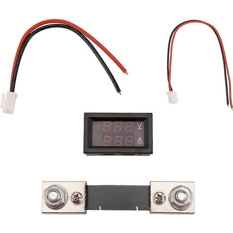 Voltmètre-ampèremètre numérique haute tension à double affichage LED CC -- (1/5)