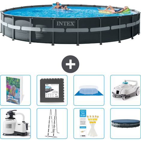 Intex Piscina Ultra XTR Rotonda - 732x132 cm - 9-pezzi S610 (1/4)