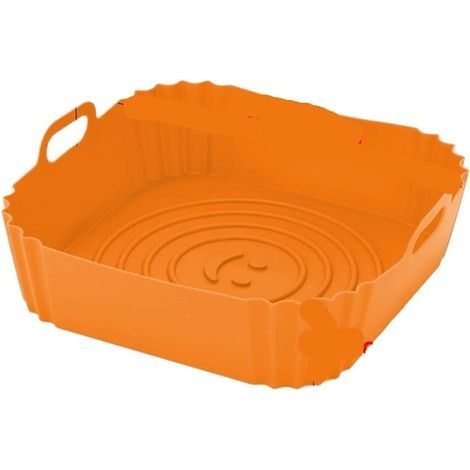 Wiederverwendbare antihaftbeschichtete Silikon-Einlagen for Heißluftfritteusen, Backblech for Ofen, Pizza und Hühnchen, Küchenzubehör(YH1038brown) (1/3)