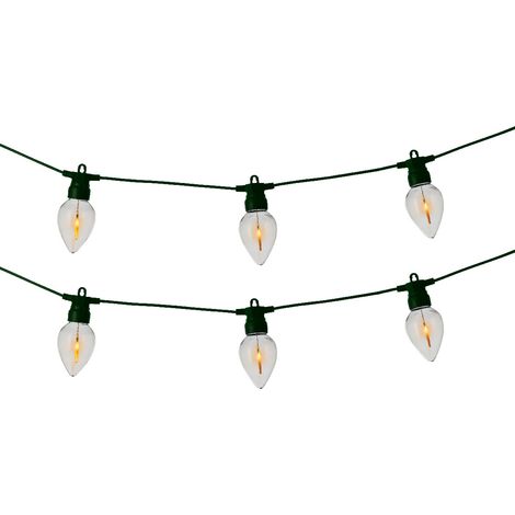 Catena LED effetto fiamma 350x4.7x7 cm