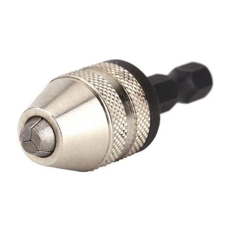 Adaptateur de tournevis à percussion sans clé pour mandrin de perceuse, queue hexagonale 1/4", outil Arrowhead, convertisseur à changement rapide, 1 pièce (1/5)