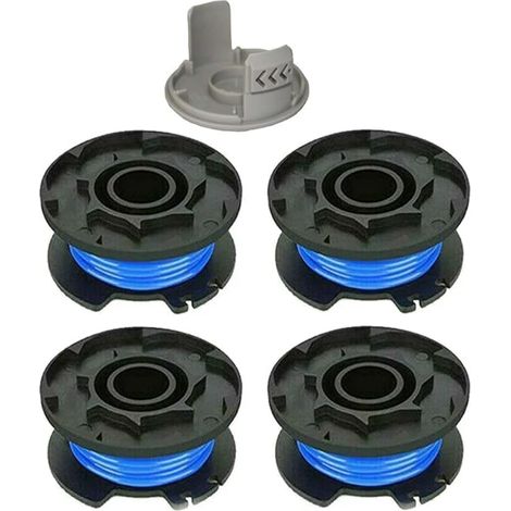Bobines Fil Coupe-bordure - Lot de 4 - Nylon 1,65mm - Système Auto-feed - Pour Ryobi One+ 18V 24V 40V - 3,4m par bobine (1/5)