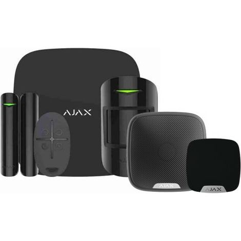 Ajax Kit antifurto wireless nero HUB GSM(2G) + SENSORE + SIRENE + CONTATTO - 38169 - 20287
