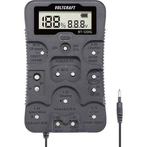 [GEBRAUCHT] B-Ware Voltcraft Batterietester Bt 12 Dig Messbereich Tester Messgerät Gerät Batterie