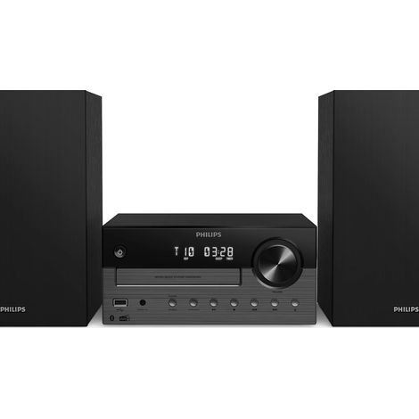 Philips TAM4505M2/12 ensemble audio pour la maison Système micro audio domestique 80 W Noir, Gris foncé