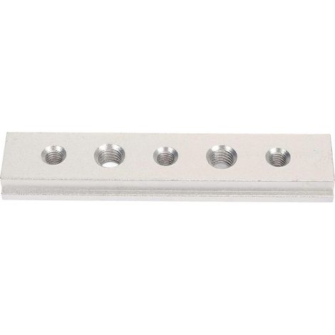 100-mm-T-Nut-Gehrungsschiene mit Löchern, Aluminiumlegierung, Holzbearbeitungs-Auswurfschiene, elektrische Kreissäge