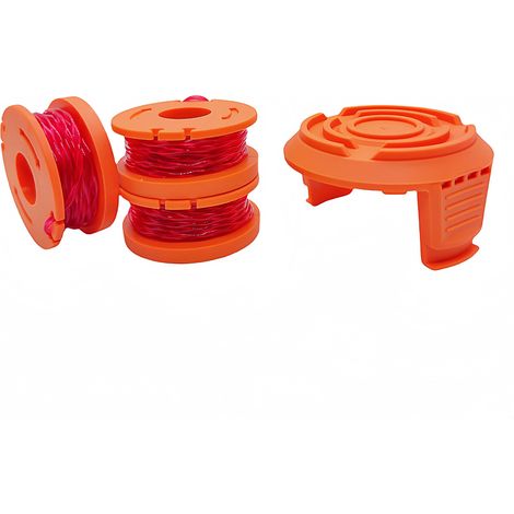 Paquete de 20 carretes de hilo para desbrozadora de 3 m – WA0004.1/WA0010 Diámetro de la cuchilla: 1,65 mm Carrete de hilo para desbrozadora (16 hilos de corte, 4 cubiertas) (1/5)