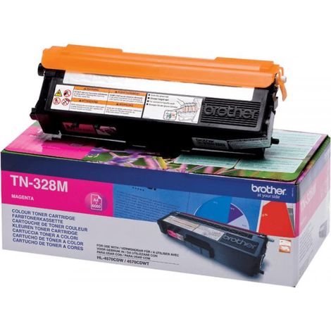 Tóner original brother tn328m magenta 6.000 páginas