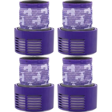 Filtres HEPA Cyclone pour aspirateur sans fil. Compatibles avec Dyson V10 SV12. Filtres HEPA haute densité de rechange lavables - Lot de 4. (1/4)