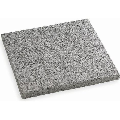 Pavimento Filtrante Atienza - drena hasta 234 l/min y evita los charcos - 50 × 50 × 3,5 cm - Unidad - Gris Natural (1/5)