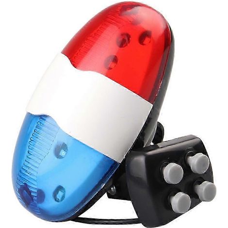 Sécurité sonore : gyrophares LED et sirène puissante pour une meilleure visibilité des cyclistes (2025) (1/5)