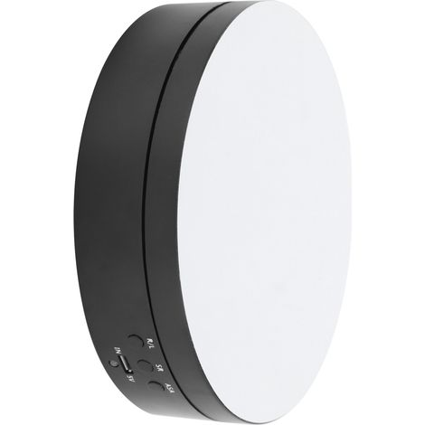 Présentoir rotatif électrique à 3 vitesses, plateau tournant à 360°, porte-bijoux, chargement USB, noir (1/5)